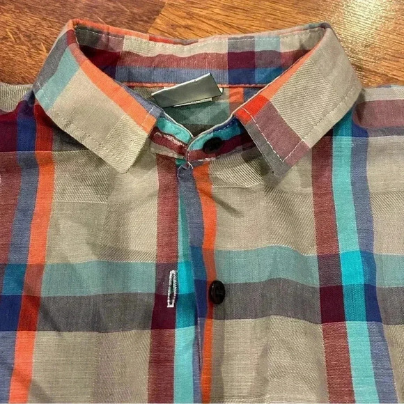 Vintage 80s Wrangler Misses Striped Shirt Button Down Ladies Size S Made in USA - Picture 5 of 8